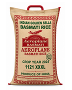 Aeroplane Golden Sella Basmati Rice 1121 5 Kg
