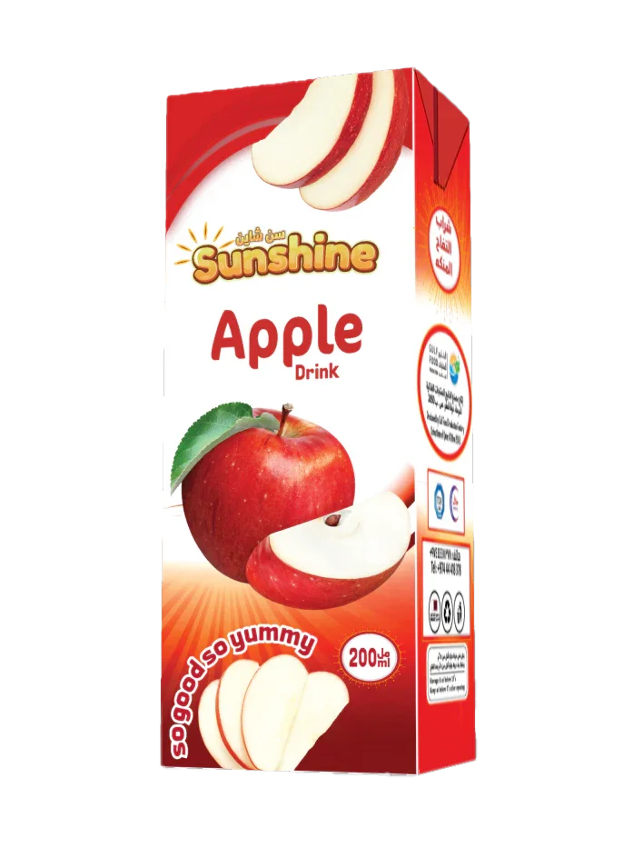 Sunshine Apple Flavoured Drink UHT 27 x 200 ml