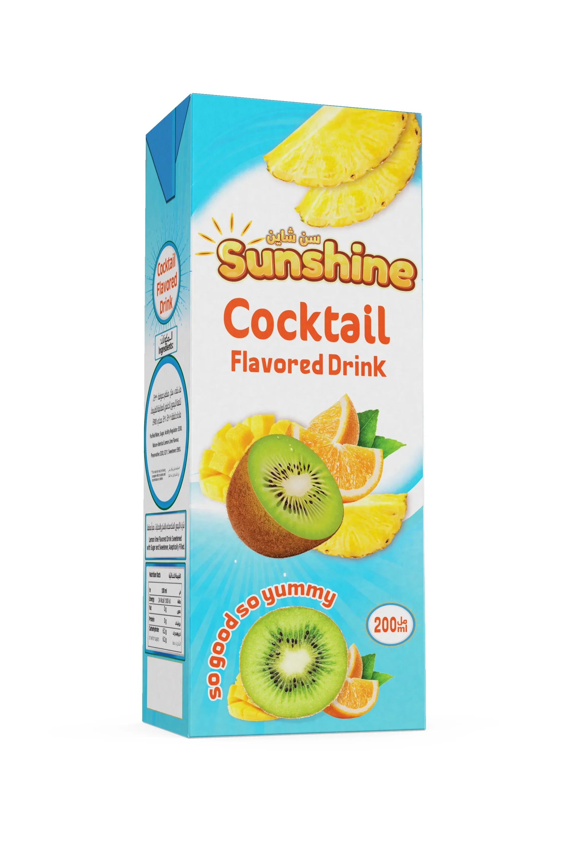 Sunshine Cocktail Flavoured Drink UHT 200 x 27 ml
