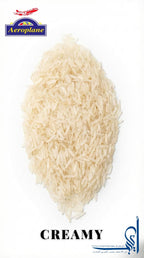 Heap of rice with 'Aeroplane'