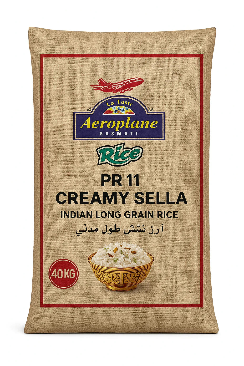 Aeroplane PR11 Creamy Sella Rice 40 Kg