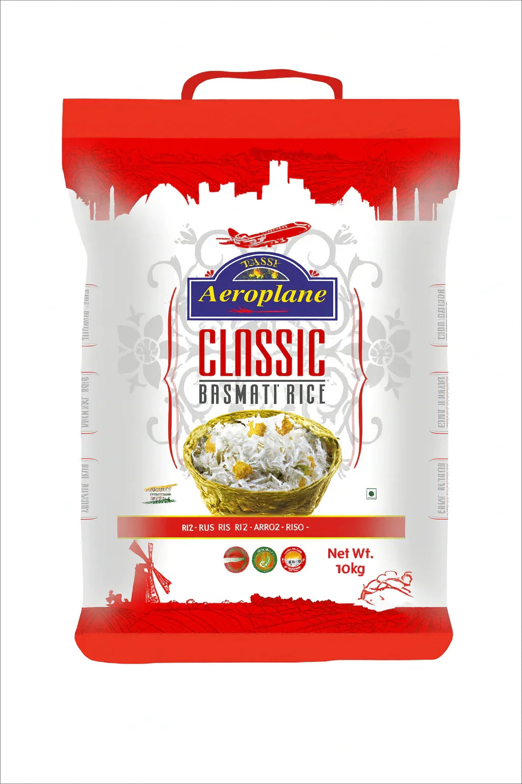 Aeroplane Basmati Steam Rice 10kg
