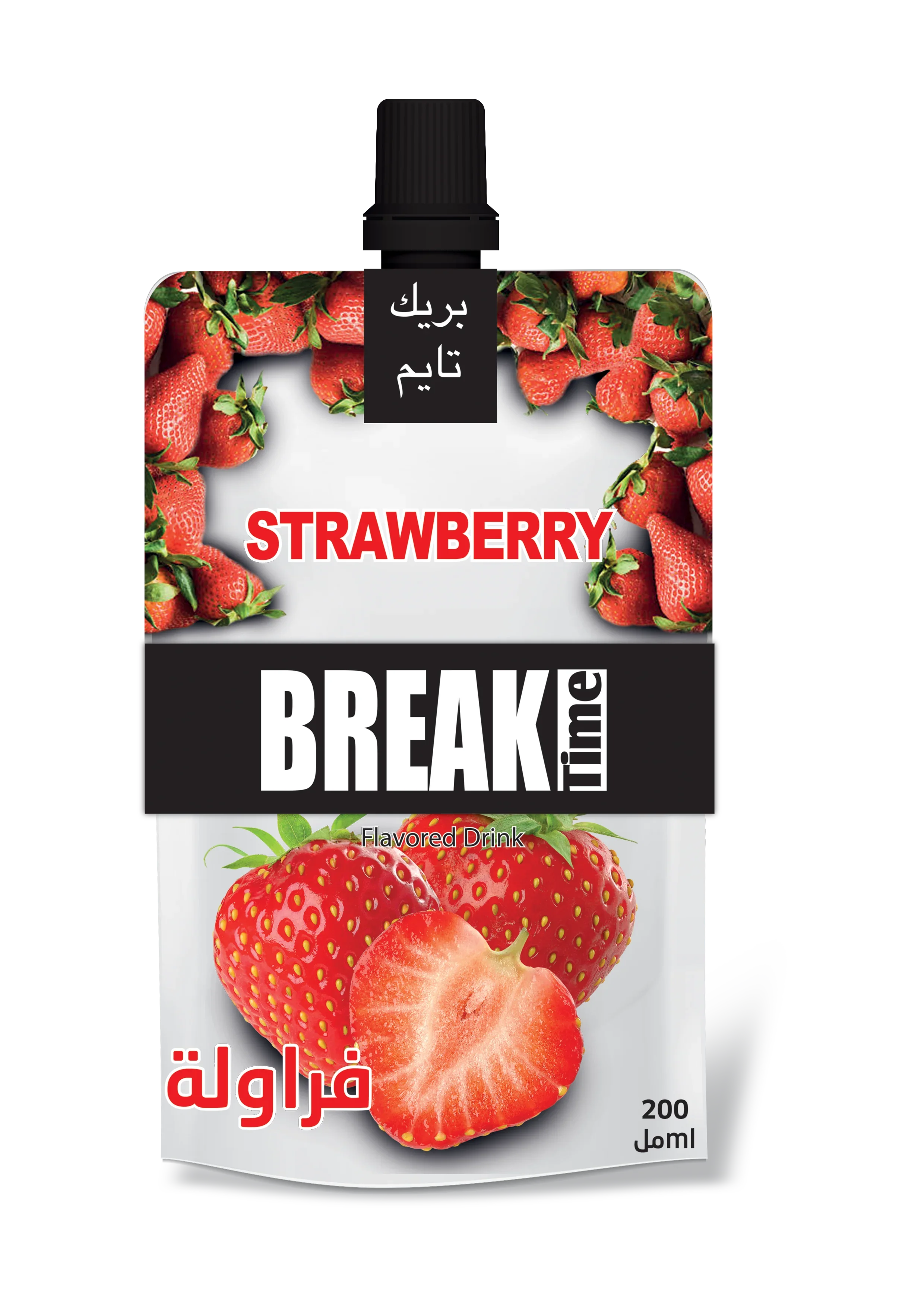 Raw’a Break Time Strawberry Drink 12 x 200 ml
