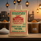 Aeroplane Golden Sella Basmati Rice 1121 10 Kg - MKY Foods and More