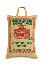 Aeroplane Golden Sella Basmati Rice 1121 10 Kg - MKY Foods and More
