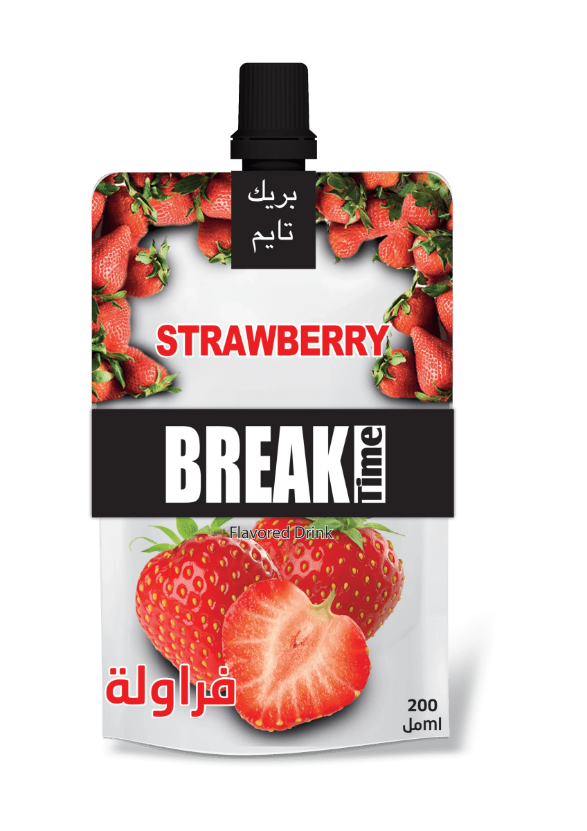 Raw’a Break Time Strawberry Drink 12 x 200 ml - MKY Foods and More