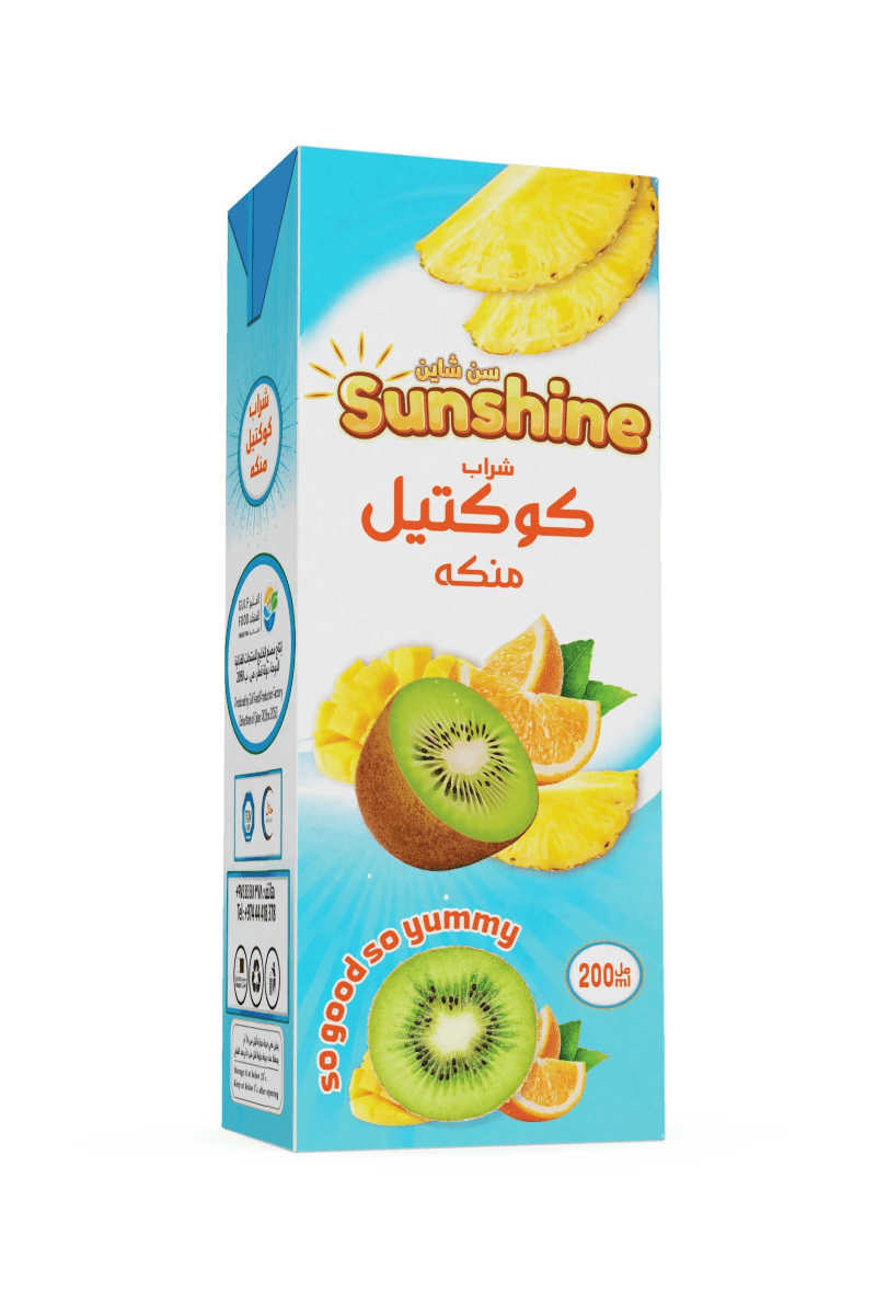 Sunshine Cocktail Flavoured Drink UHT 200 x 27 ml - MKY Foods and More