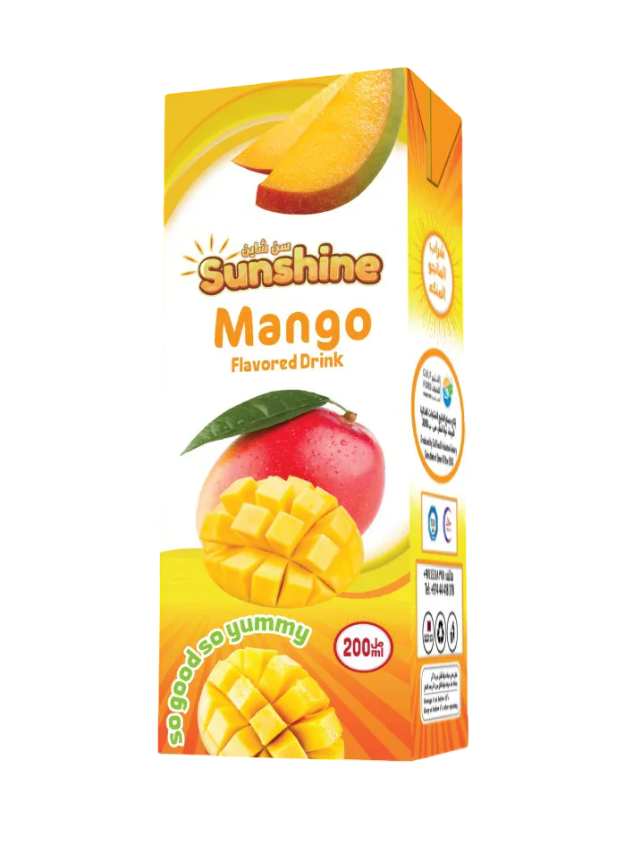 Sunshine Mango Flavoured Drink UHT 27x 200 ml - MKY Foods and More